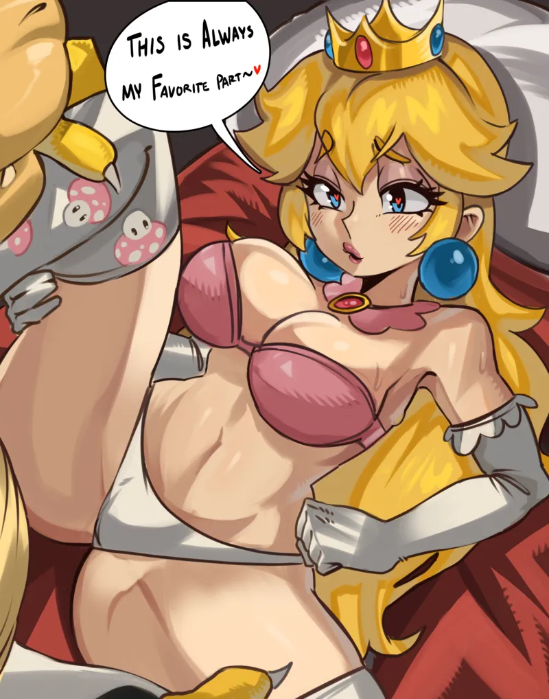 Peach And Bowser Routine Comic Porn